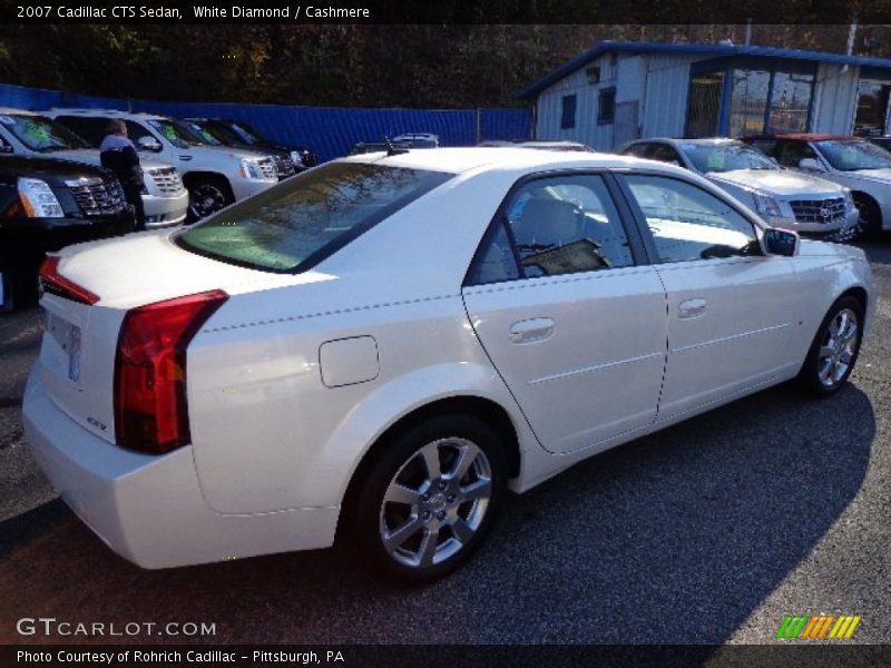 White Diamond / Cashmere 2007 Cadillac CTS Sedan