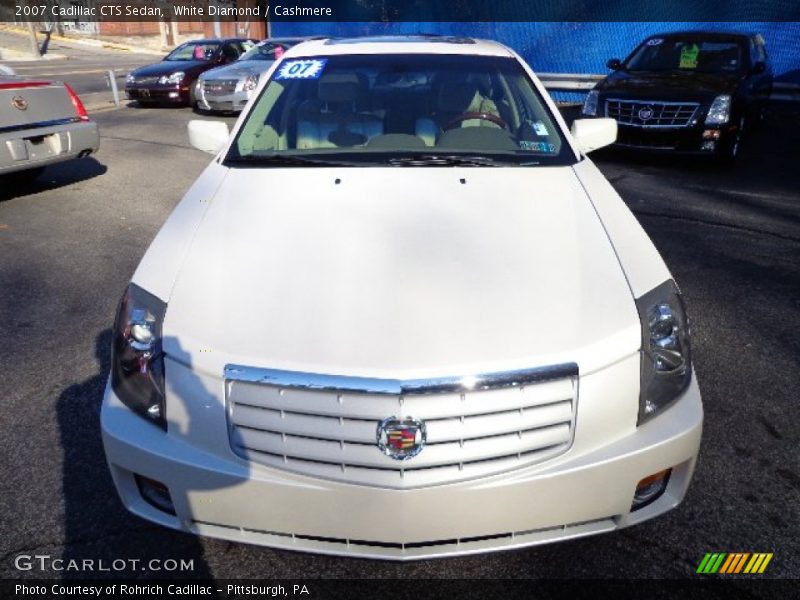 White Diamond / Cashmere 2007 Cadillac CTS Sedan