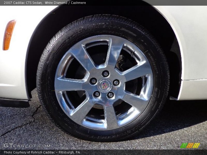 White Diamond / Cashmere 2007 Cadillac CTS Sedan