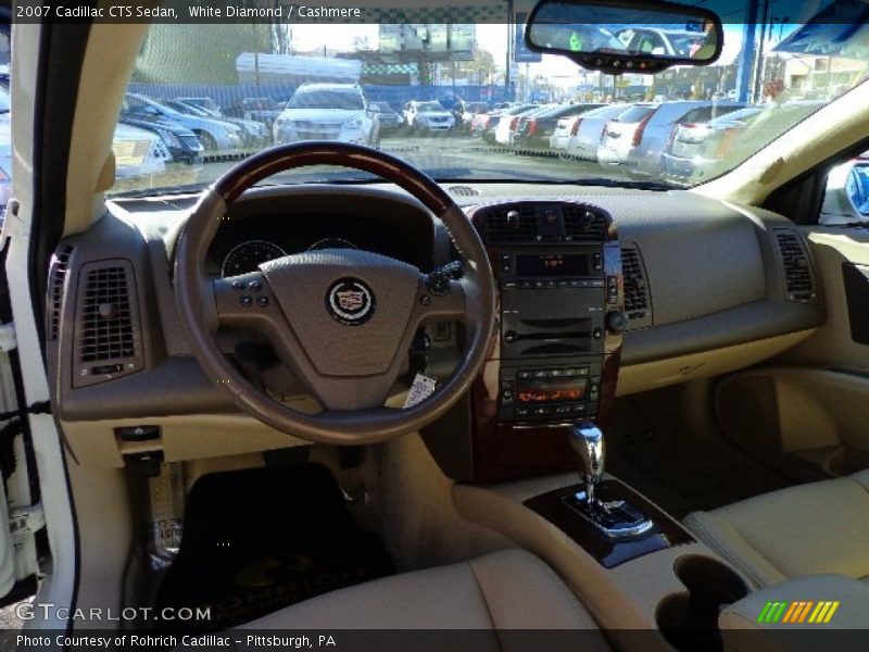 White Diamond / Cashmere 2007 Cadillac CTS Sedan