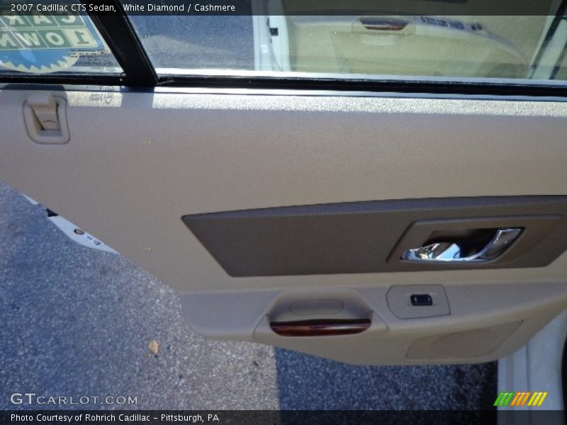 White Diamond / Cashmere 2007 Cadillac CTS Sedan