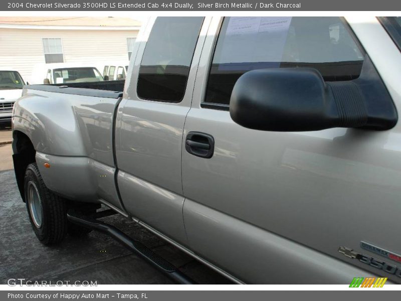 Silver Birch Metallic / Dark Charcoal 2004 Chevrolet Silverado 3500HD LS Extended Cab 4x4 Dually