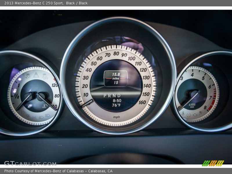 Black / Black 2013 Mercedes-Benz C 250 Sport