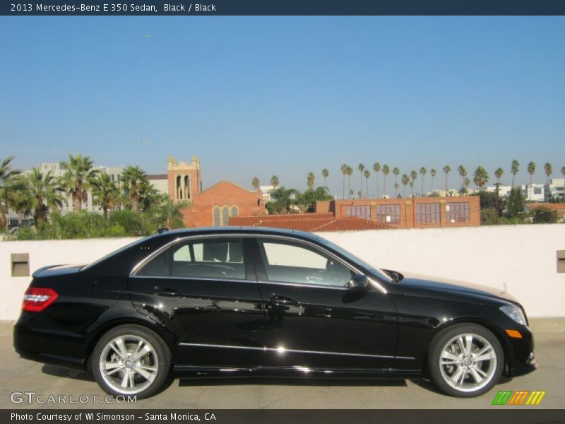 Black / Black 2013 Mercedes-Benz E 350 Sedan