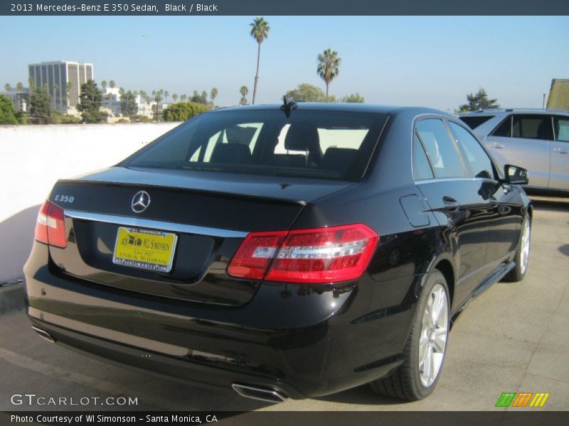 Black / Black 2013 Mercedes-Benz E 350 Sedan