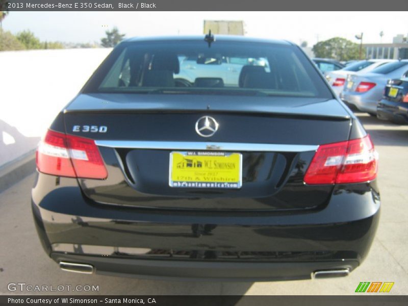 Black / Black 2013 Mercedes-Benz E 350 Sedan