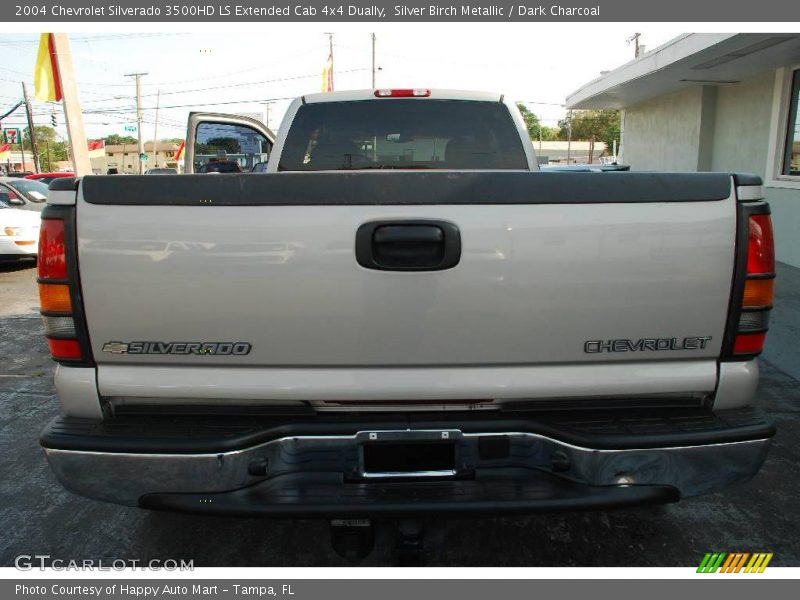 Silver Birch Metallic / Dark Charcoal 2004 Chevrolet Silverado 3500HD LS Extended Cab 4x4 Dually