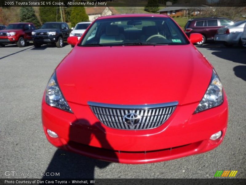 Absolutely Red / Ivory 2005 Toyota Solara SE V6 Coupe