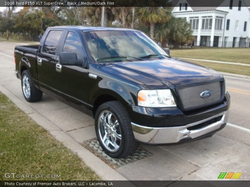 Black / Medium/Dark Flint 2006 Ford F150 XLT SuperCrew