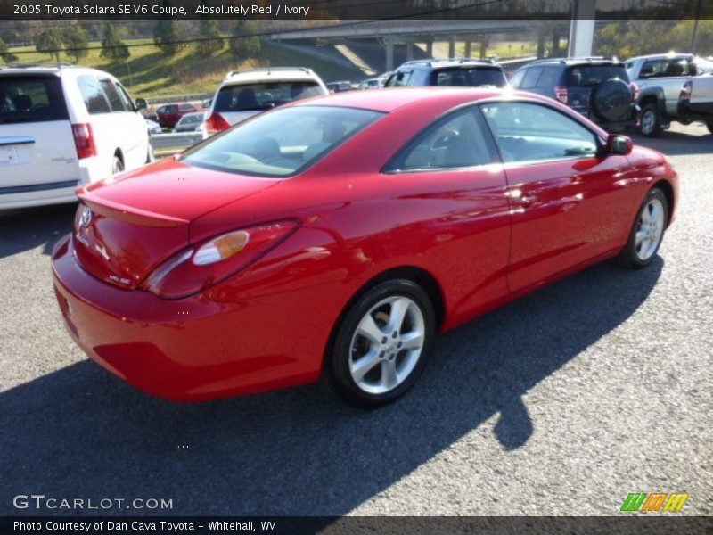 Absolutely Red / Ivory 2005 Toyota Solara SE V6 Coupe