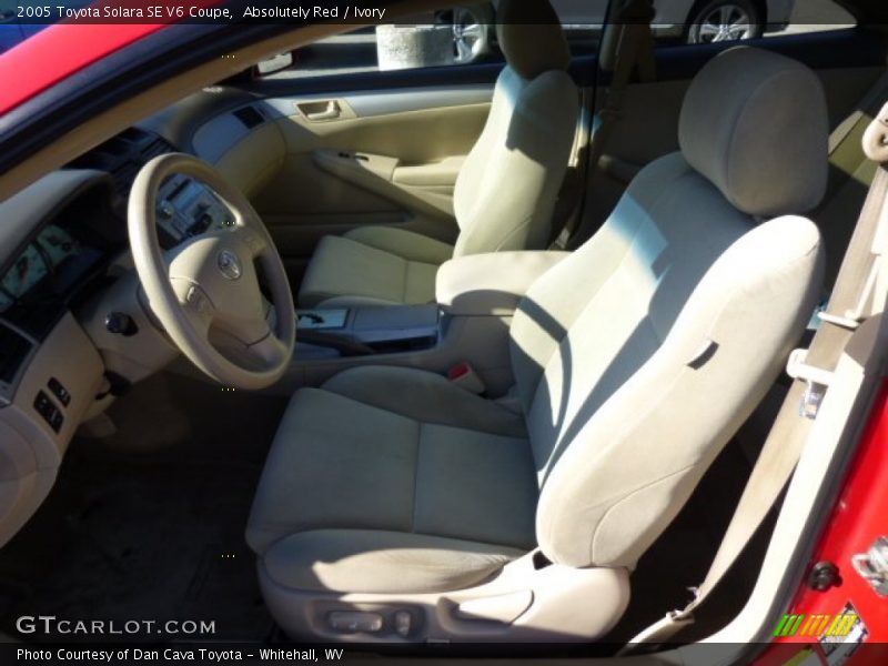 Absolutely Red / Ivory 2005 Toyota Solara SE V6 Coupe