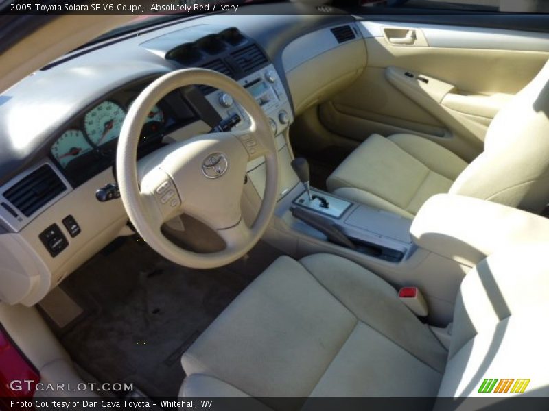 Absolutely Red / Ivory 2005 Toyota Solara SE V6 Coupe