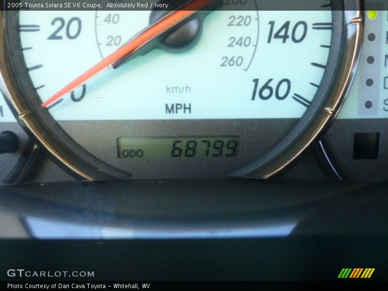 Absolutely Red / Ivory 2005 Toyota Solara SE V6 Coupe