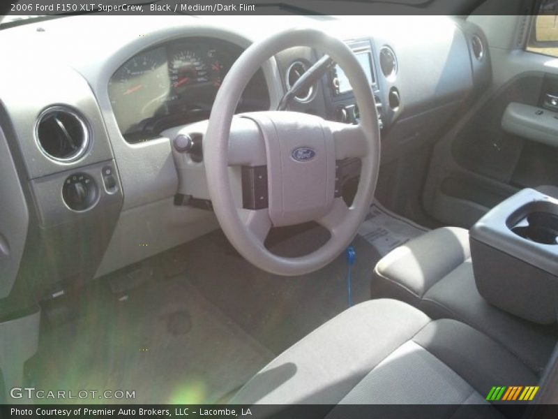 Black / Medium/Dark Flint 2006 Ford F150 XLT SuperCrew