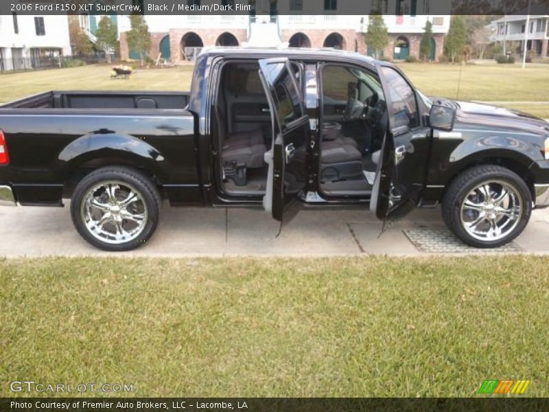 Black / Medium/Dark Flint 2006 Ford F150 XLT SuperCrew