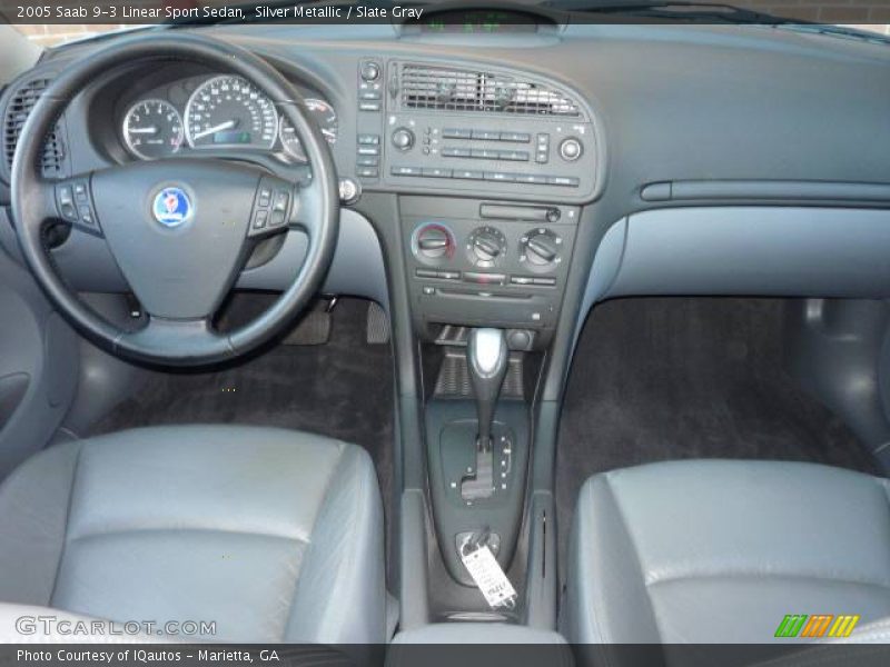 Silver Metallic / Slate Gray 2005 Saab 9-3 Linear Sport Sedan