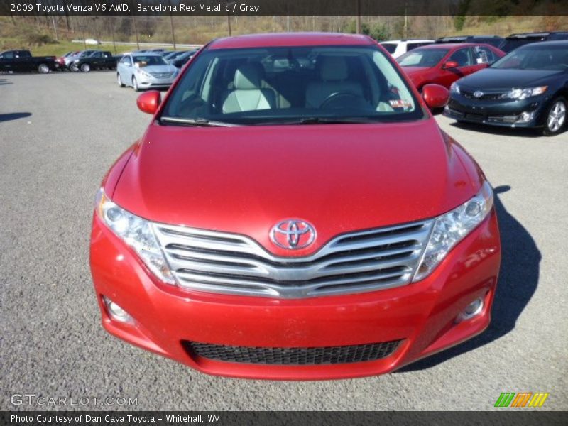 Barcelona Red Metallic / Gray 2009 Toyota Venza V6 AWD