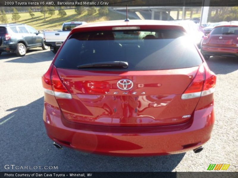 Barcelona Red Metallic / Gray 2009 Toyota Venza V6 AWD