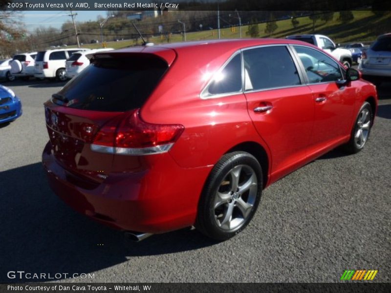 Barcelona Red Metallic / Gray 2009 Toyota Venza V6 AWD