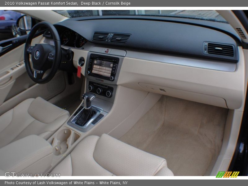Deep Black / Cornsilk Beige 2010 Volkswagen Passat Komfort Sedan
