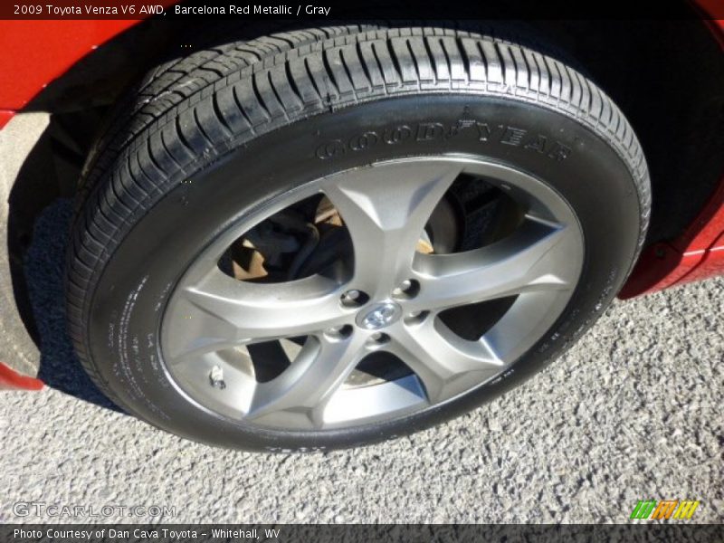 Barcelona Red Metallic / Gray 2009 Toyota Venza V6 AWD