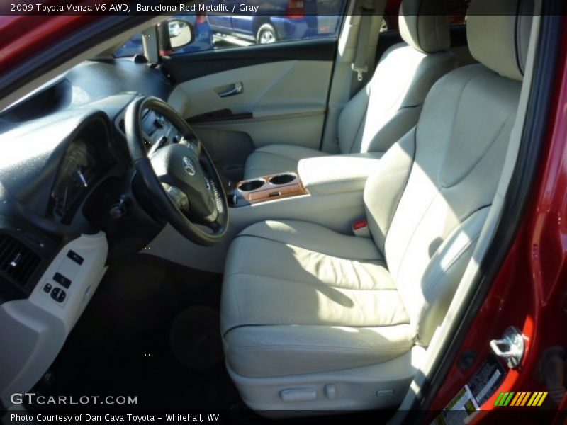 Barcelona Red Metallic / Gray 2009 Toyota Venza V6 AWD