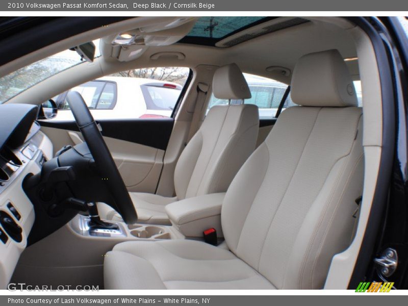 Deep Black / Cornsilk Beige 2010 Volkswagen Passat Komfort Sedan