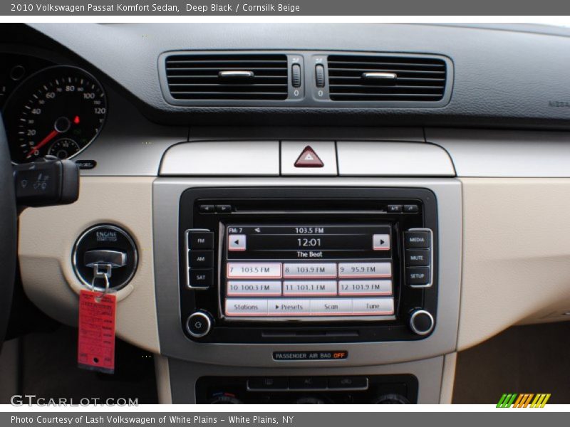 Deep Black / Cornsilk Beige 2010 Volkswagen Passat Komfort Sedan