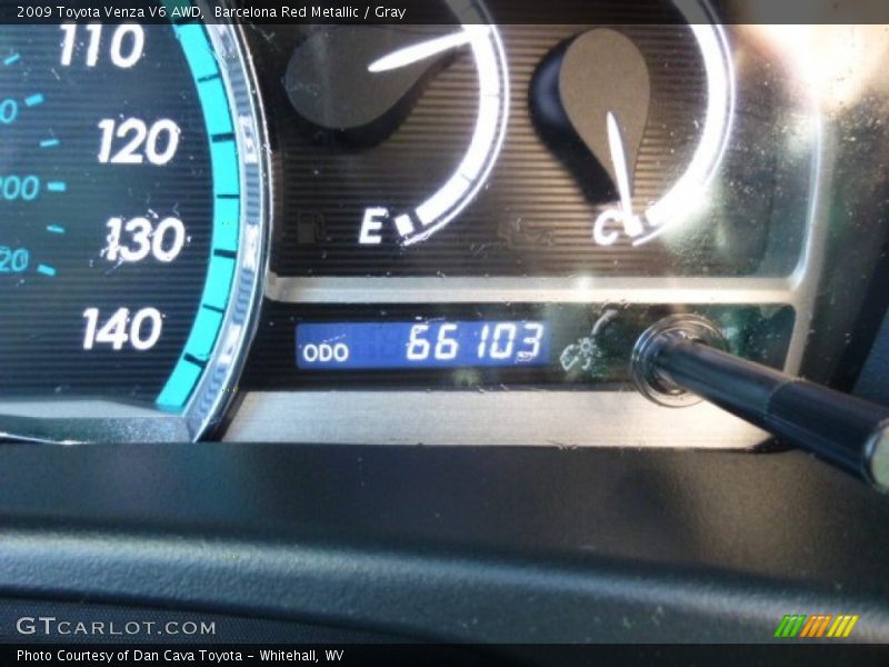 Barcelona Red Metallic / Gray 2009 Toyota Venza V6 AWD