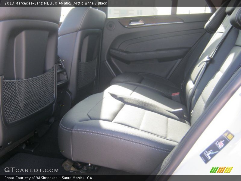 Arctic White / Black 2013 Mercedes-Benz ML 350 4Matic