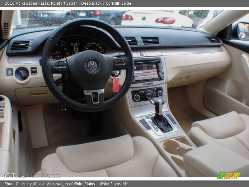 Deep Black / Cornsilk Beige 2010 Volkswagen Passat Komfort Sedan
