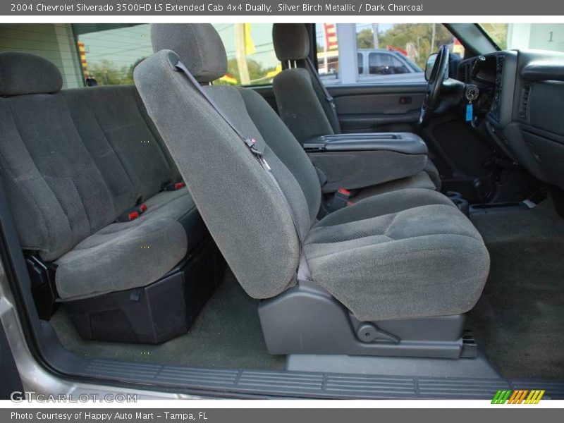 Silver Birch Metallic / Dark Charcoal 2004 Chevrolet Silverado 3500HD LS Extended Cab 4x4 Dually