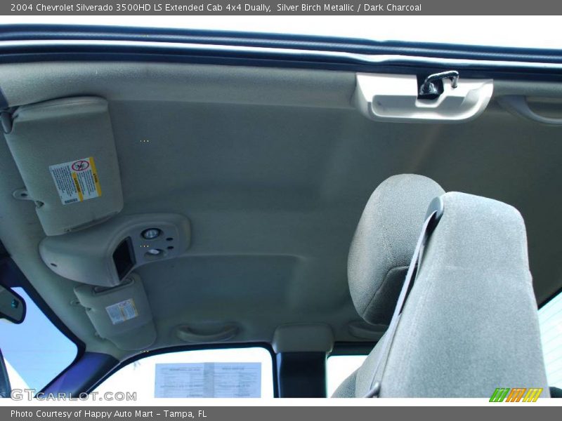 Silver Birch Metallic / Dark Charcoal 2004 Chevrolet Silverado 3500HD LS Extended Cab 4x4 Dually