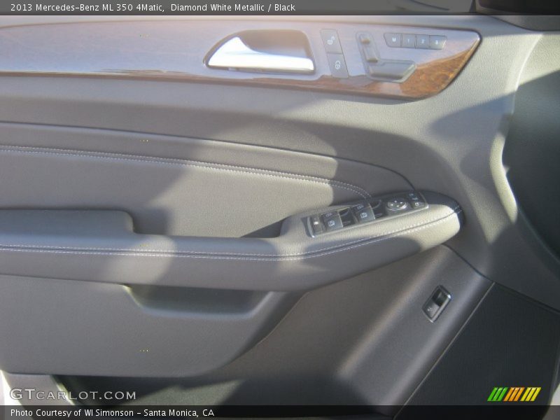 Diamond White Metallic / Black 2013 Mercedes-Benz ML 350 4Matic
