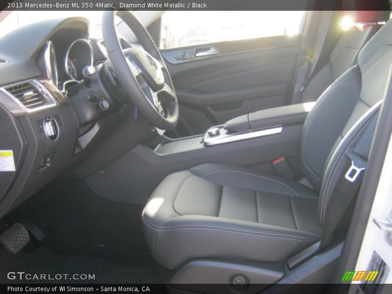 Diamond White Metallic / Black 2013 Mercedes-Benz ML 350 4Matic