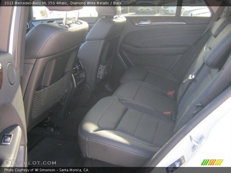 Diamond White Metallic / Black 2013 Mercedes-Benz ML 350 4Matic