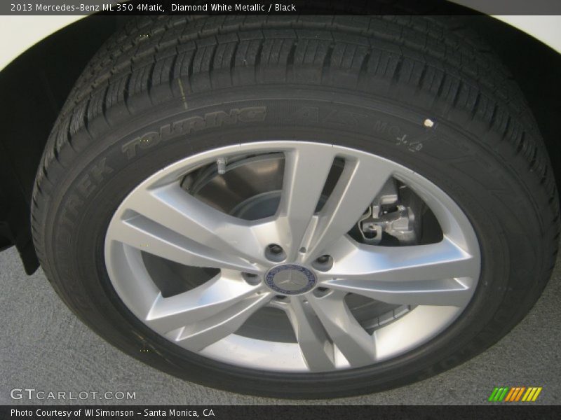 Diamond White Metallic / Black 2013 Mercedes-Benz ML 350 4Matic