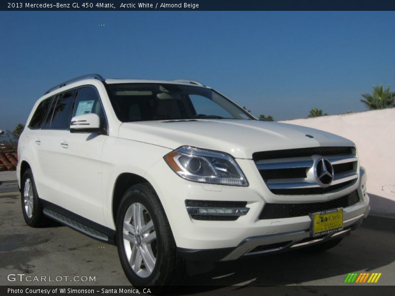 Arctic White / Almond Beige 2013 Mercedes-Benz GL 450 4Matic