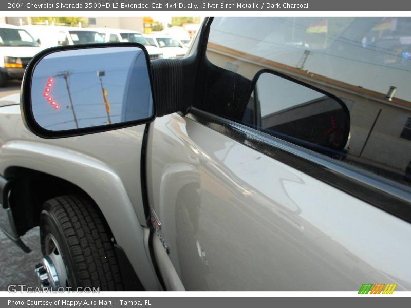 Silver Birch Metallic / Dark Charcoal 2004 Chevrolet Silverado 3500HD LS Extended Cab 4x4 Dually
