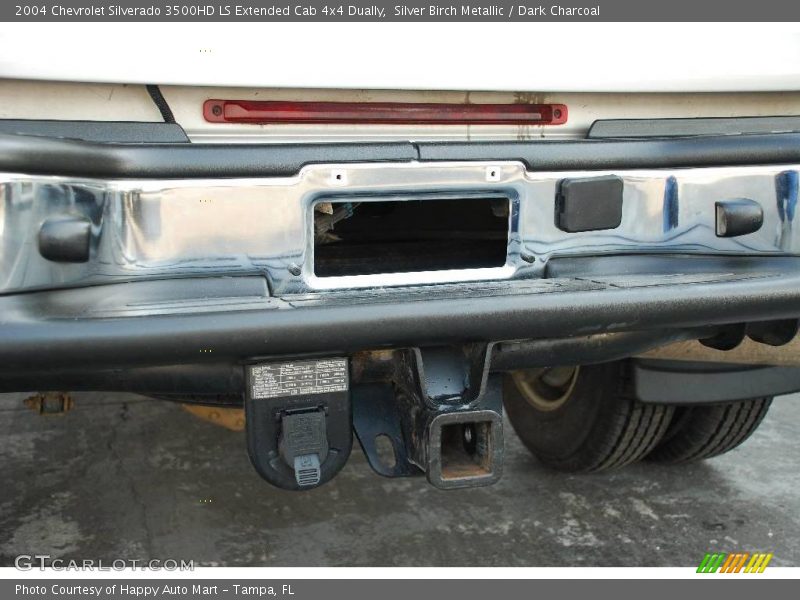 Silver Birch Metallic / Dark Charcoal 2004 Chevrolet Silverado 3500HD LS Extended Cab 4x4 Dually