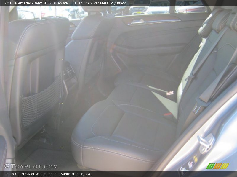 Palladium Silver Metallic / Black 2013 Mercedes-Benz ML 350 4Matic