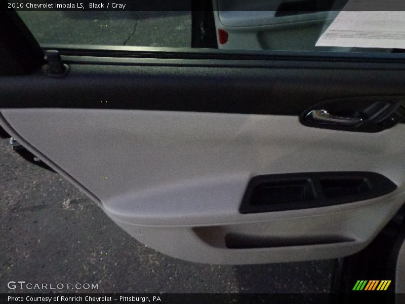 Black / Gray 2010 Chevrolet Impala LS