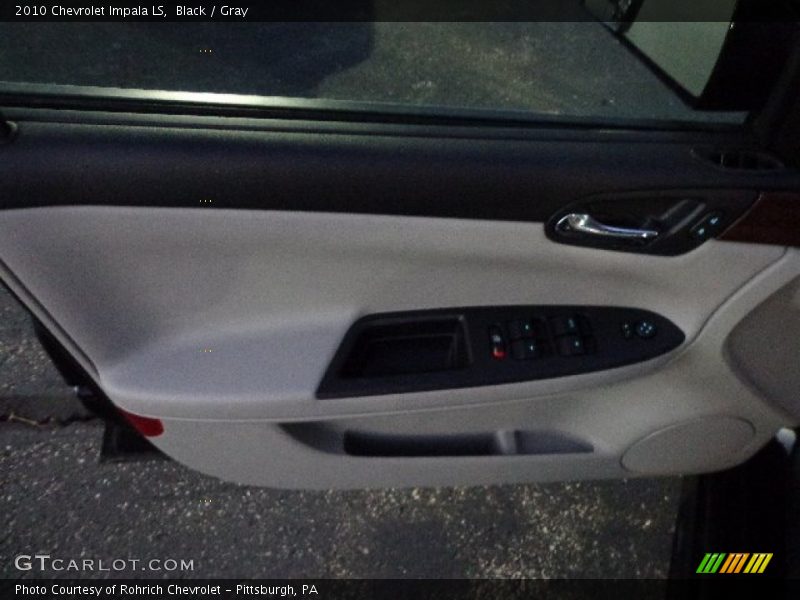 Black / Gray 2010 Chevrolet Impala LS