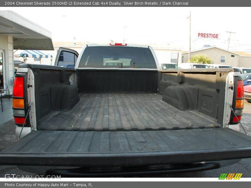 Silver Birch Metallic / Dark Charcoal 2004 Chevrolet Silverado 3500HD LS Extended Cab 4x4 Dually