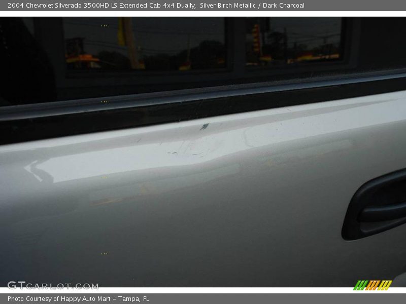 Silver Birch Metallic / Dark Charcoal 2004 Chevrolet Silverado 3500HD LS Extended Cab 4x4 Dually