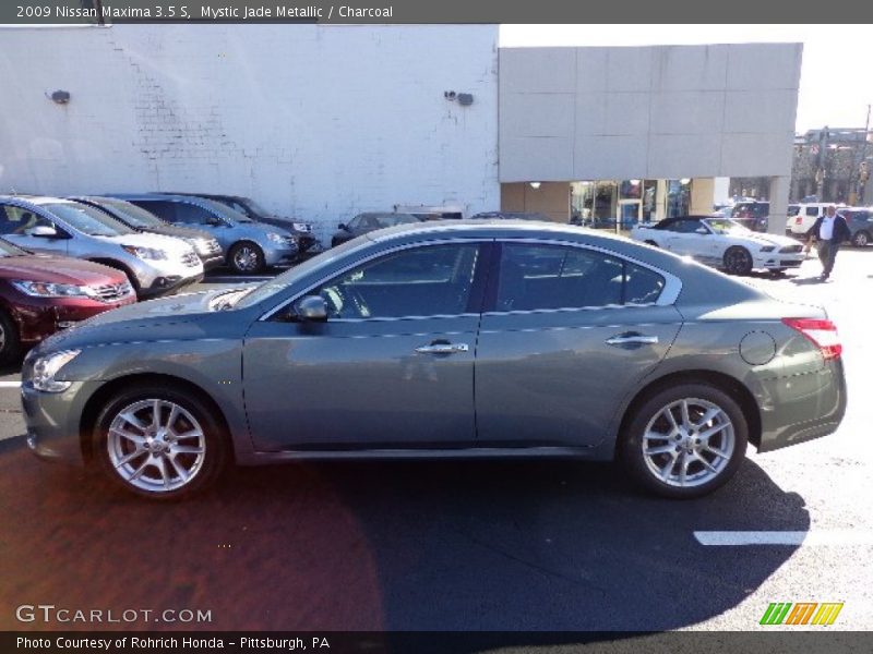 Mystic Jade Metallic / Charcoal 2009 Nissan Maxima 3.5 S