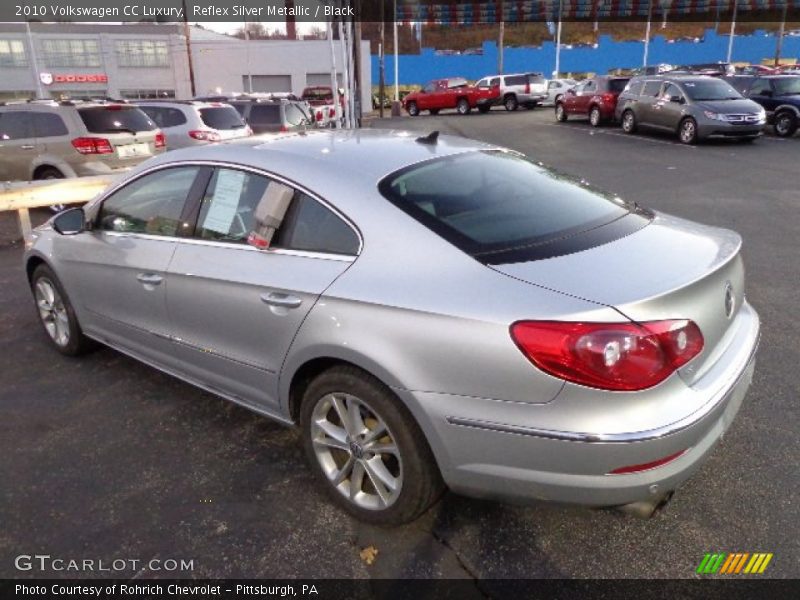 Reflex Silver Metallic / Black 2010 Volkswagen CC Luxury