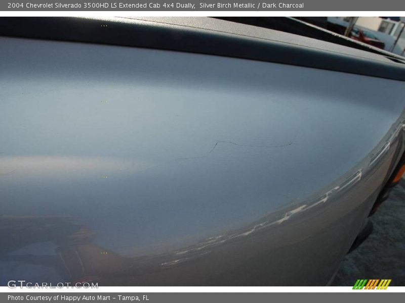 Silver Birch Metallic / Dark Charcoal 2004 Chevrolet Silverado 3500HD LS Extended Cab 4x4 Dually