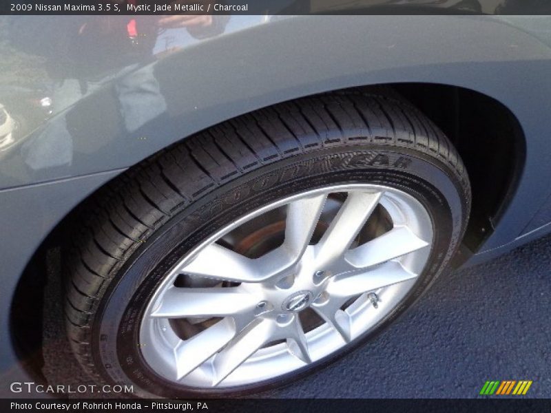 Mystic Jade Metallic / Charcoal 2009 Nissan Maxima 3.5 S