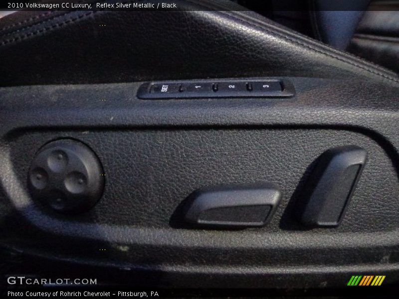 Reflex Silver Metallic / Black 2010 Volkswagen CC Luxury